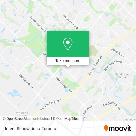 Intent Renovations map