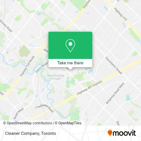 Cleaner Company map