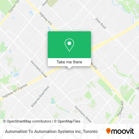 Automation To Automation Systems Inc map