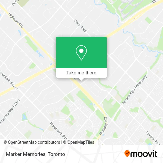 Marker Memories map