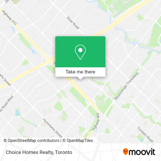 Choice Homes Realty map