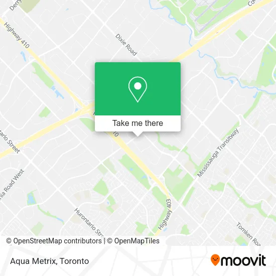 Aqua Metrix map