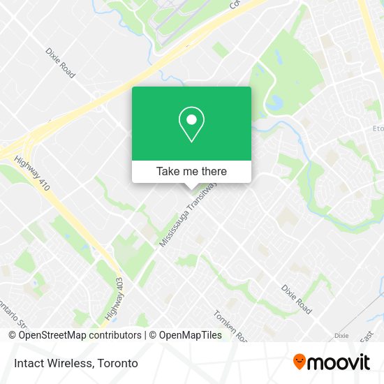 Intact Wireless map