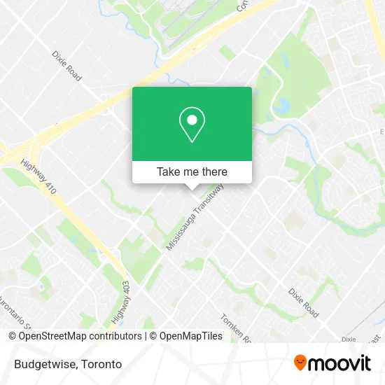 Budgetwise map