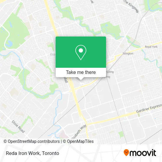 Reda Iron Work map