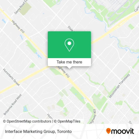 Interface Marketing Group map