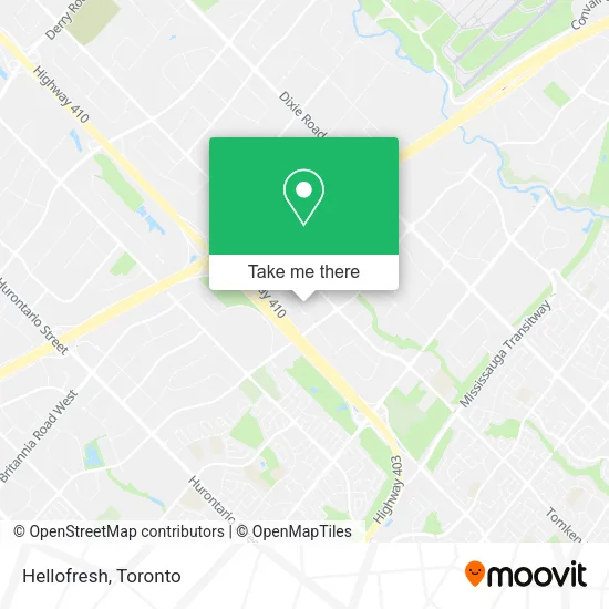Hellofresh map