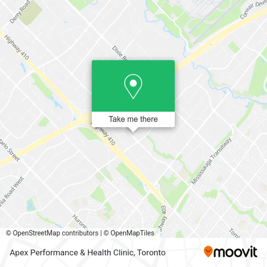 Apex Performance & Health Clinic map