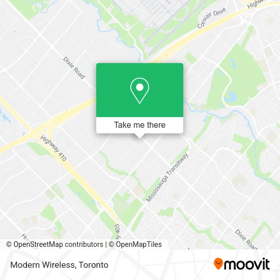 Modern Wireless map