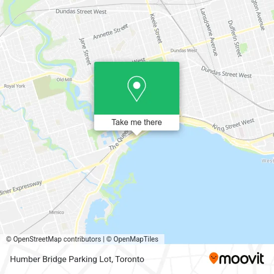 Humber Bridge Parking Lot map