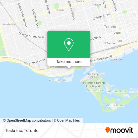 Tesla Inc map