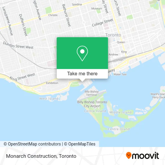 Monarch Construction map