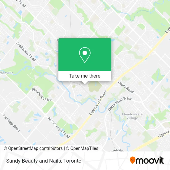 Sandy Beauty and Nails map