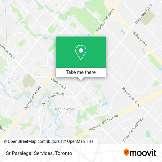 Sr Paralegal Services map