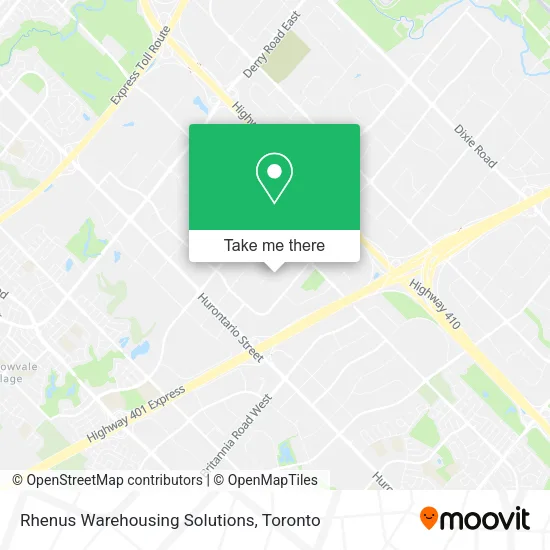 Rhenus Warehousing Solutions map
