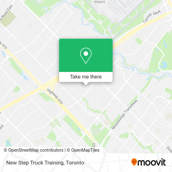 New Step Truck Training map