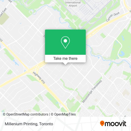 Millenium Printing map