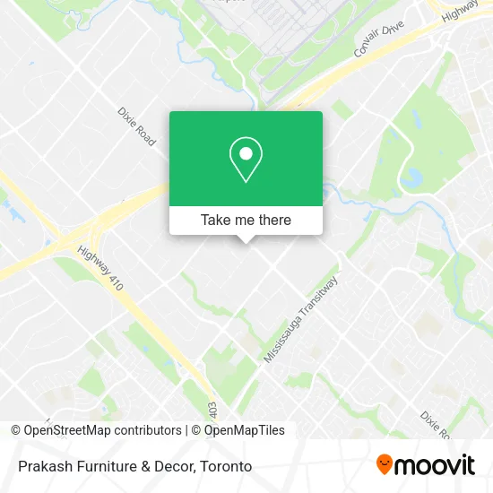 Prakash Furniture & Decor map