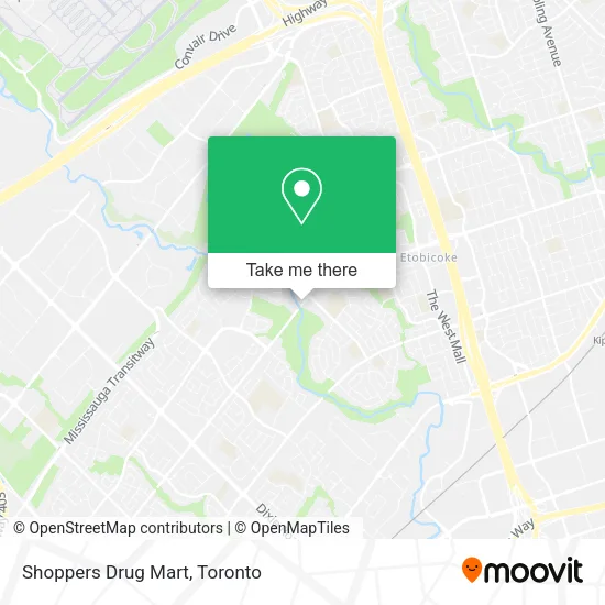 Shoppers Drug Mart map