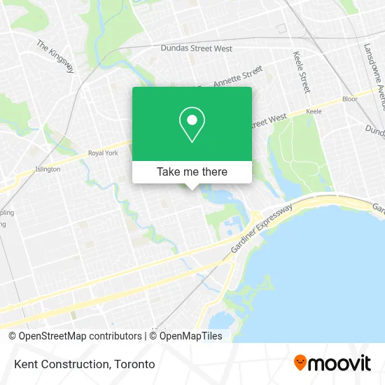 Kent Construction map