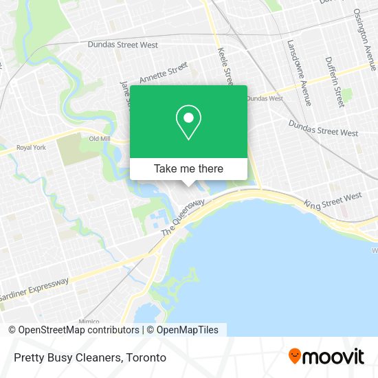 Pretty Busy Cleaners map