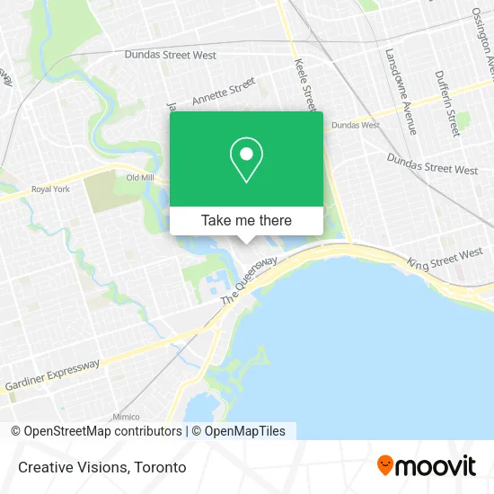 Creative Visions map