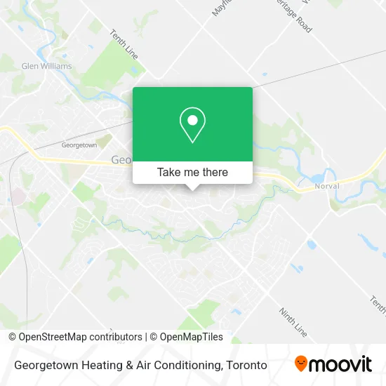 Georgetown Heating & Air Conditioning map