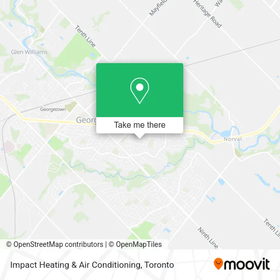 Impact Heating & Air Conditioning map