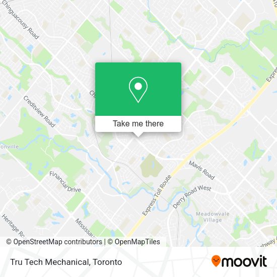 Tru Tech Mechanical map