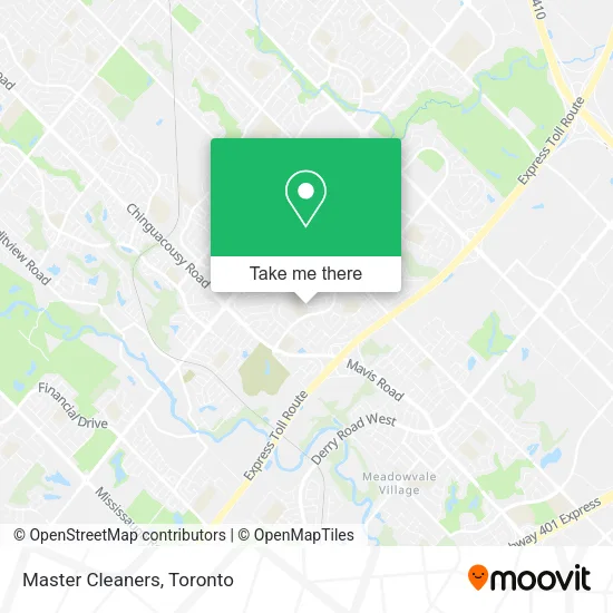 Master Cleaners map