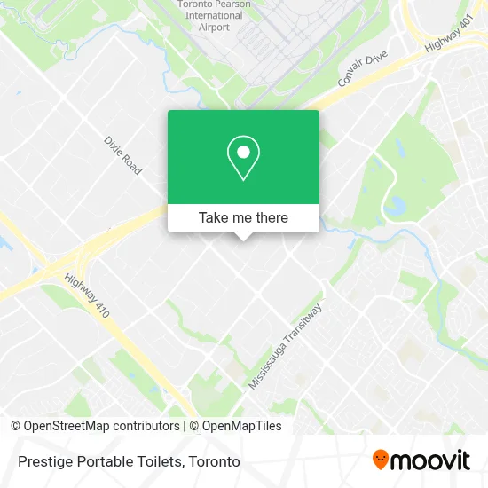 Prestige Portable Toilets map