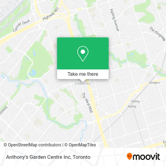 Anthony's Garden Centre Inc map