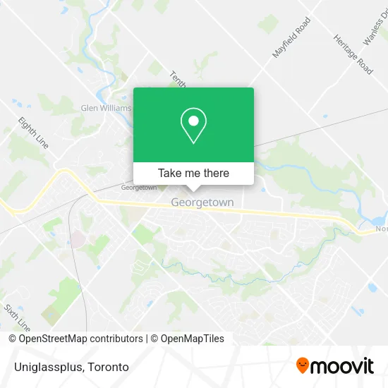 Uniglassplus map