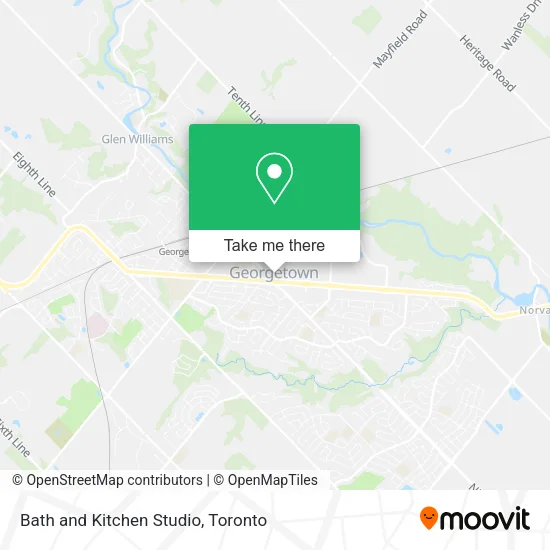 Bath and Kitchen Studio map