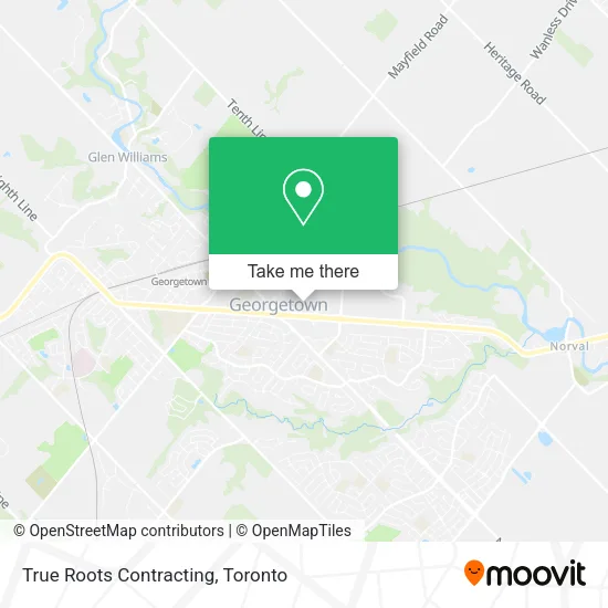True Roots Contracting map