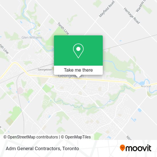 Adm General Contractors map