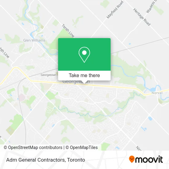 Adm General Contractors map