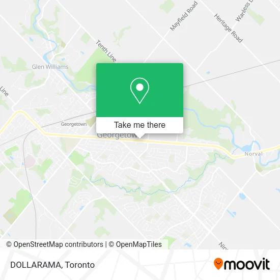 DOLLARAMA map