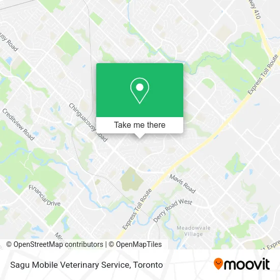 Sagu Mobile Veterinary Service map