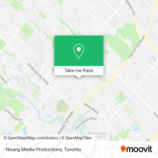 Nisarg Media Productions map