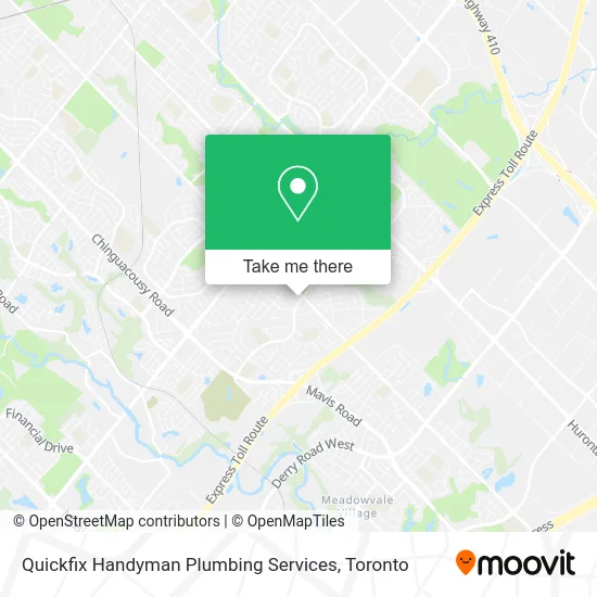 Quickfix Handyman Plumbing Services map