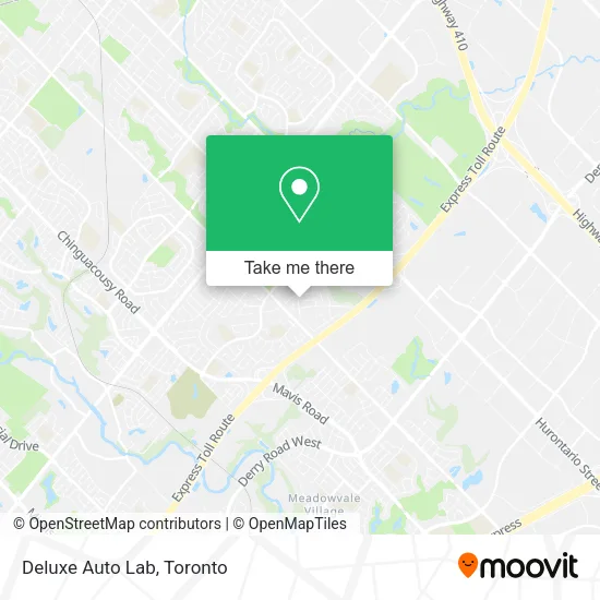 Deluxe Auto Lab map