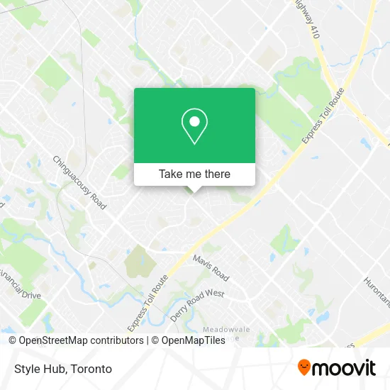 Style Hub map