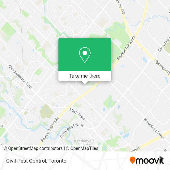 Civil Pest Control map