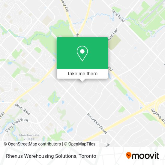 Rhenus Warehousing Solutions map