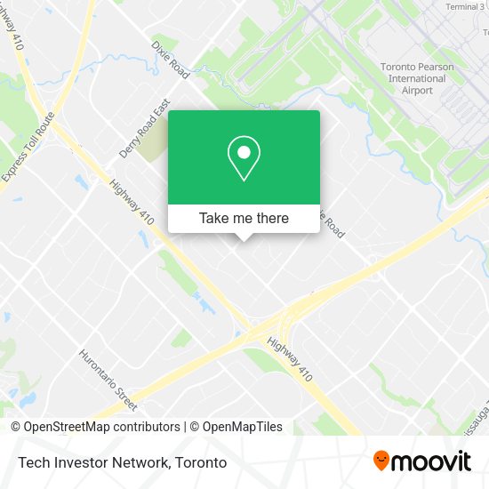 Tech Investor Network map