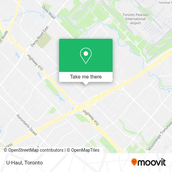 U-Haul map