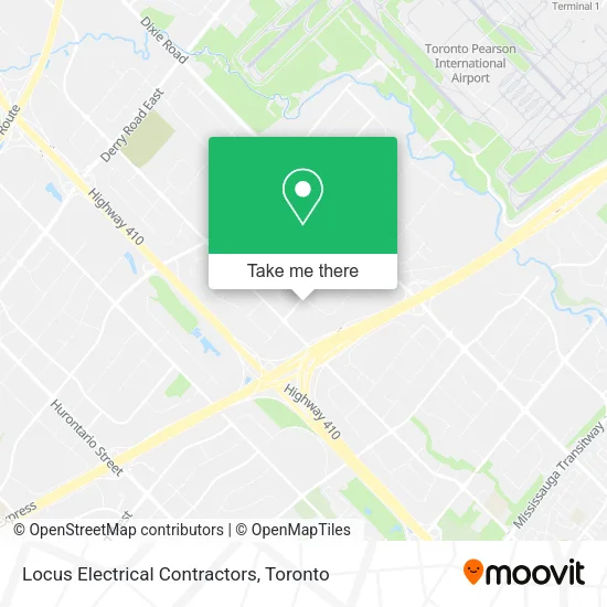 Locus Electrical Contractors map