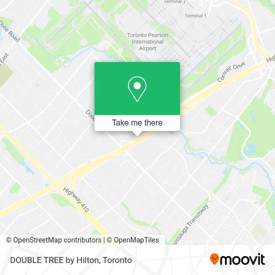 DOUBLE TREE by Hilton map