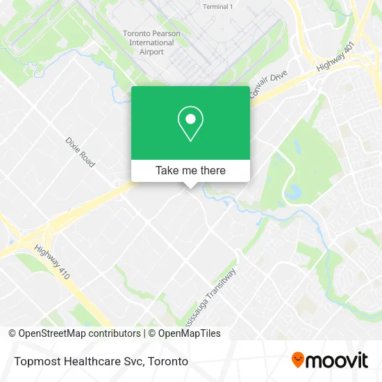 Topmost Healthcare Svc map